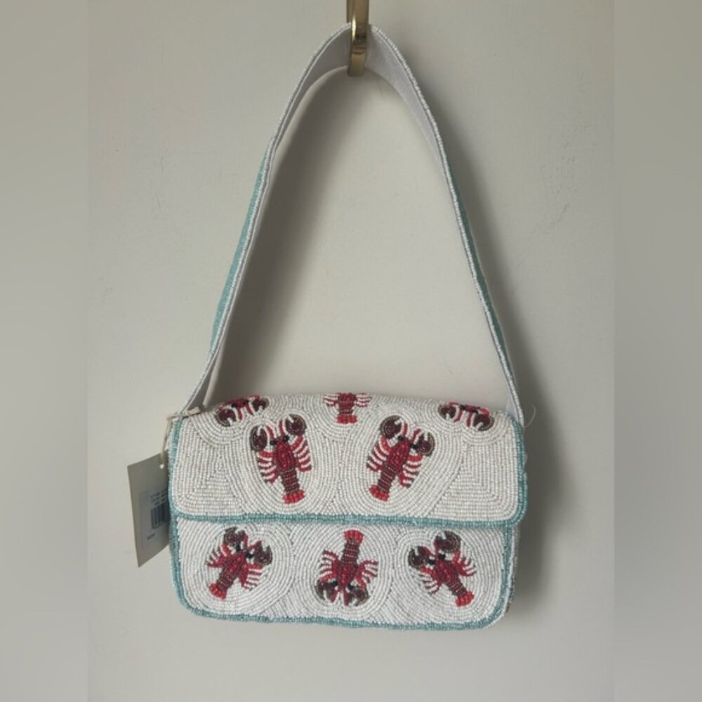 Viral Beaded Lobster Shoulder Bag